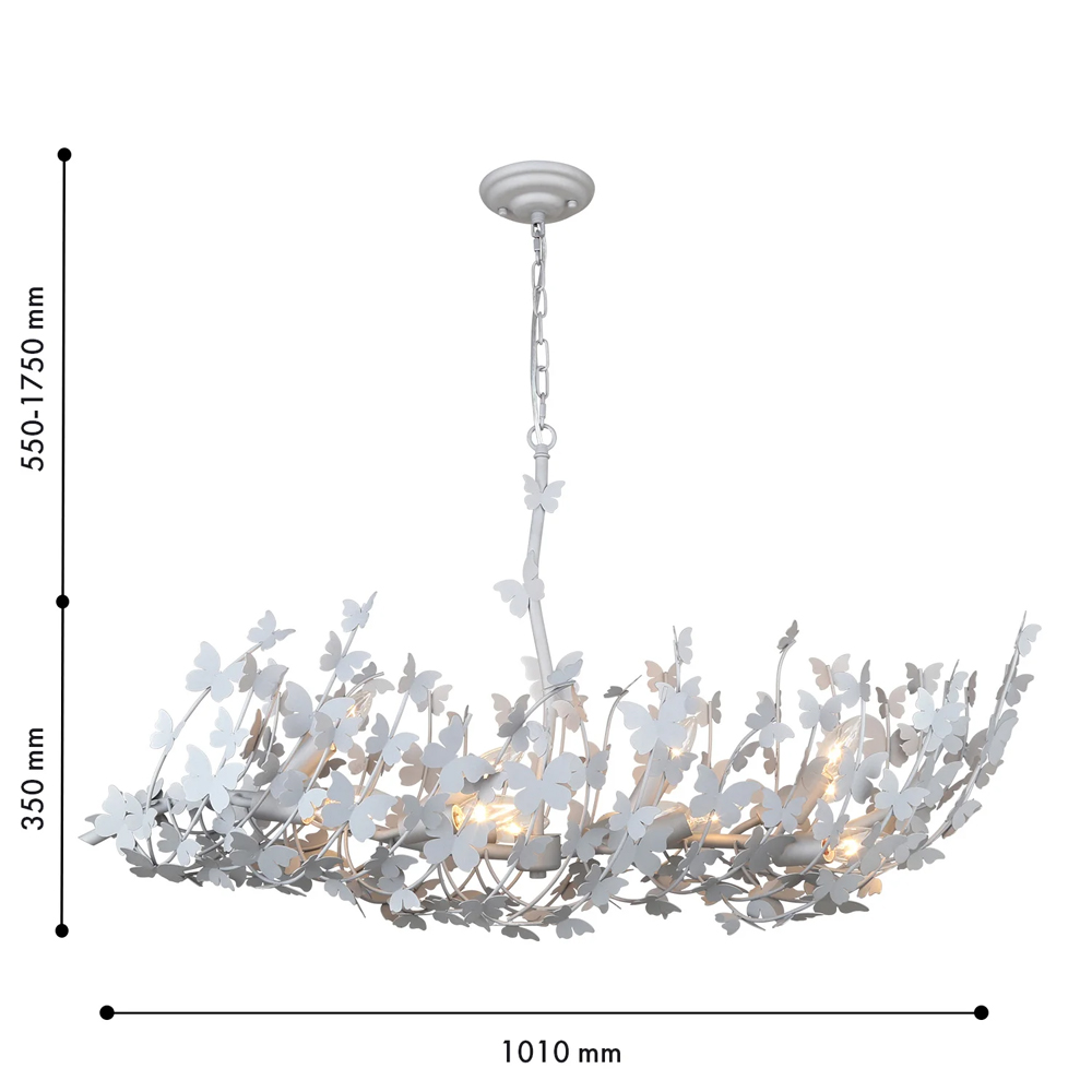 Люстра с абажуром оформленным в виде стаи бабочек Eternal Butterflies в Красноярске