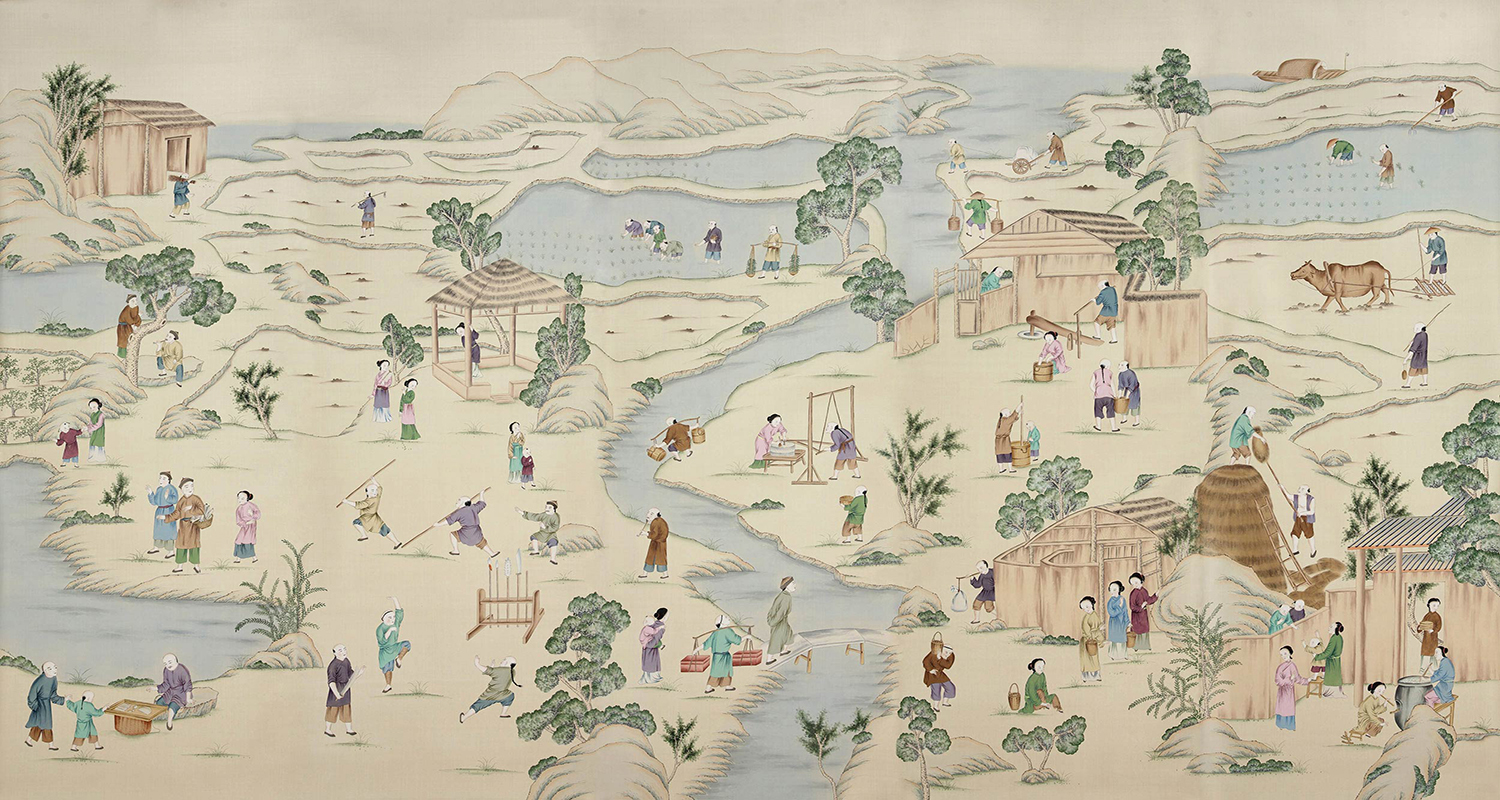 Обои ручная роспись Coutts Raw Silk - фото