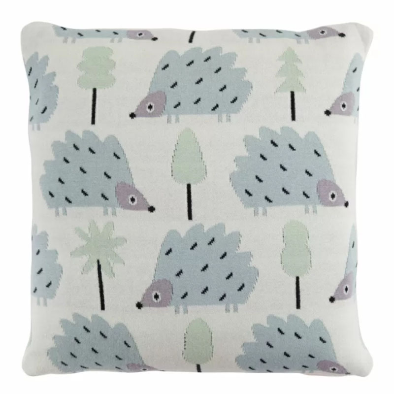 Подушка Blue Hedgehogs Мульти Подушка Blue Hedgehogs Мульти в Красноярске | Loft Concept