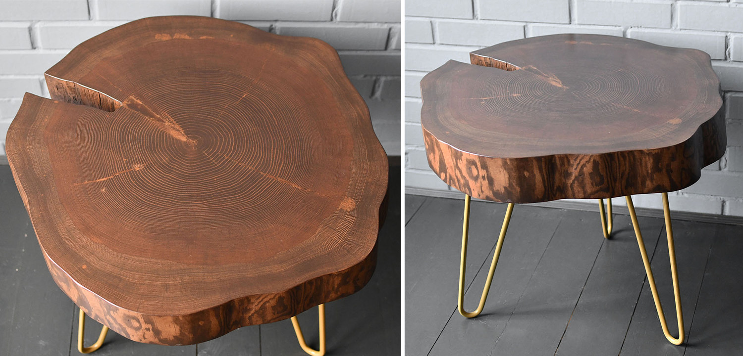 Кофейный стол Dylon Industrial Metal Rust Coffee Table - фото