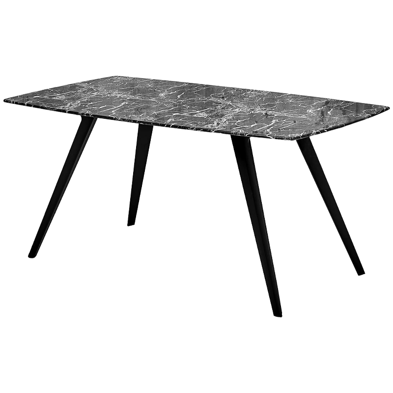 Обеденный стол Martan Table Черно-белый Черный Обеденный стол Martan Table Черно-белый Черный в Красноярске | Loft Concept
