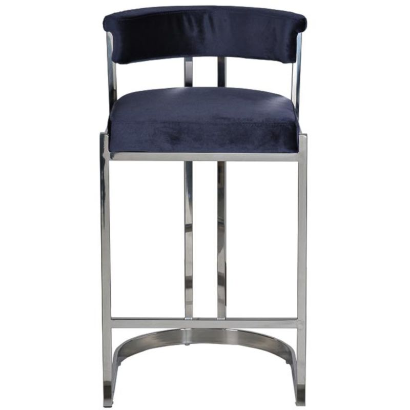 Стул барный Moselle dark blue Темно-синий Стул барный Moselle dark blue Темно-синий в Красноярске | Loft Concept