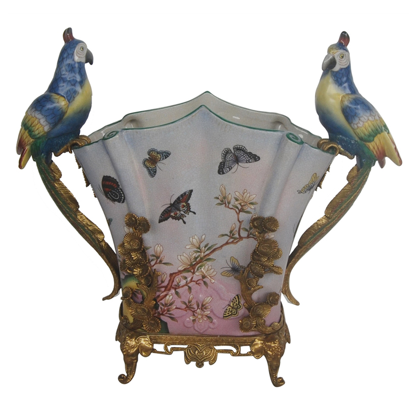 Ваза Parrots Guards Vase Бронза Мульти Ваза Parrots Guards Vase Бронза Мульти в Красноярске | Loft Concept