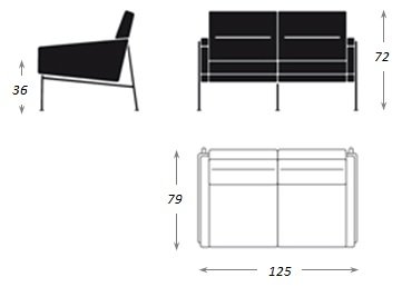 Диван 3300 series 2 seater Диван 3300 series 2 seater в Красноярске