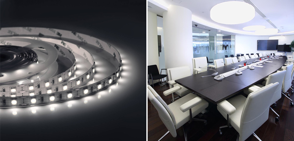 Светодиодная лента 14,4W/m 60Led/m 5050SMD холодный белый Светодиодная лента 14,4W/m 60Led/m 5050SMD холодный белый - Loft-Concept в Красноярске