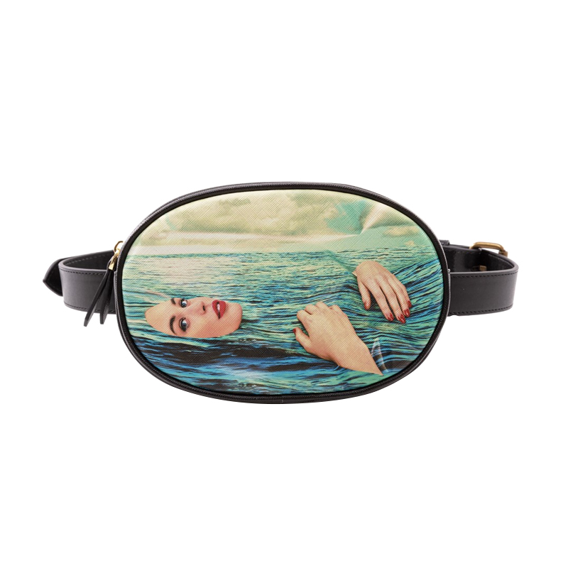 Поясная сумка Seletti Seagirl Черный Голубой Поясная сумка Seletti Seagirl Черный Голубой в Красноярске | Loft Concept