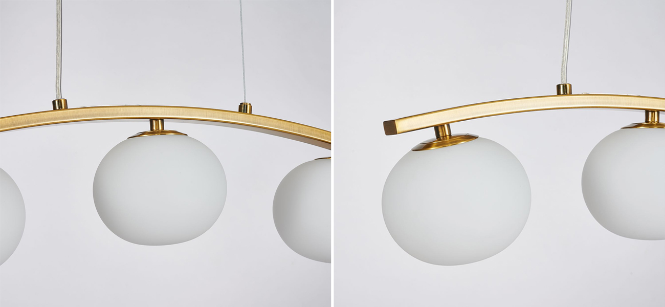 Люстра B.LUX Каркас цвета матового золота 54 см - фото №1