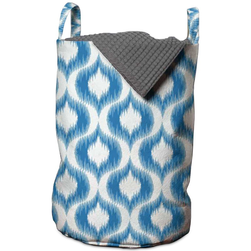 Корзина Blue Ornament Basket Белый Синий Корзина Blue Ornament Basket Белый Синий в Красноярске | Loft Concept