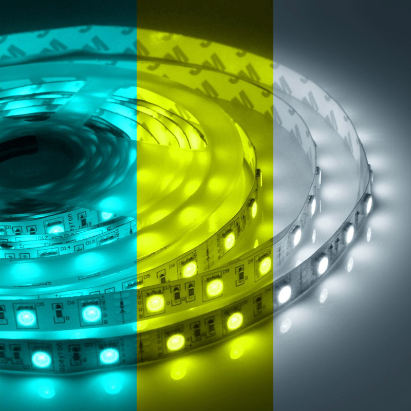 Светодиодная влагозащищенная лента 14,4W/m 60LED/m 5050SMD разноцветная 5M Белый Светодиодная влагозащищенная лента 14,4W/m 60LED/m 5050SMD разноцветная 5M Белый в Красноярске | Loft Concept
