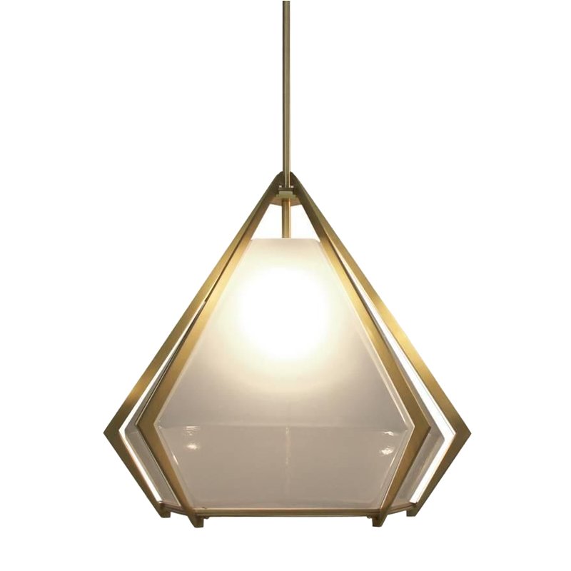 Подвесной светильник Harlow Pendant Lamp white Золотой Белый Подвесной светильник Harlow Pendant Lamp white Золотой Белый в Красноярске | Loft Concept