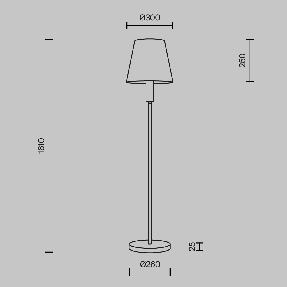 Напольный светильник Lira E27 в Красноярске
