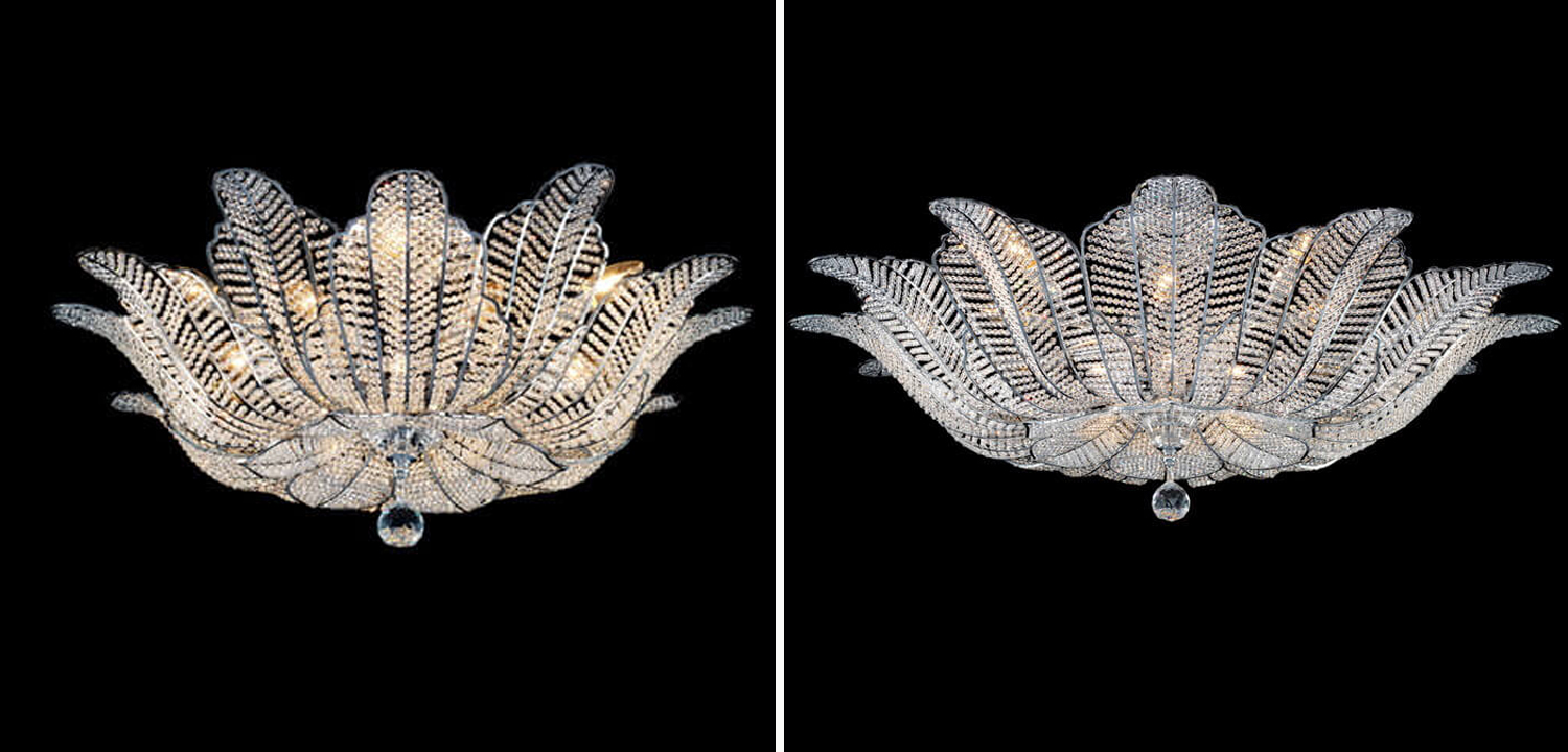 Потолочная люстра Franseza Chandelier chrome - фото