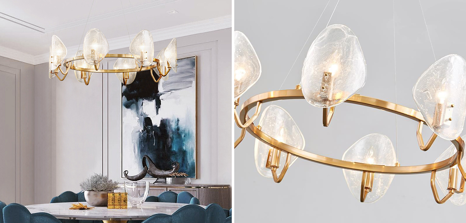 Люстра Nazaire Glass Chandelier - фото