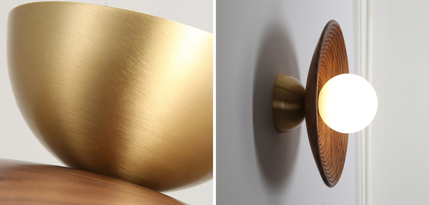 Бра Noya Wooden Wall Lamp - фото