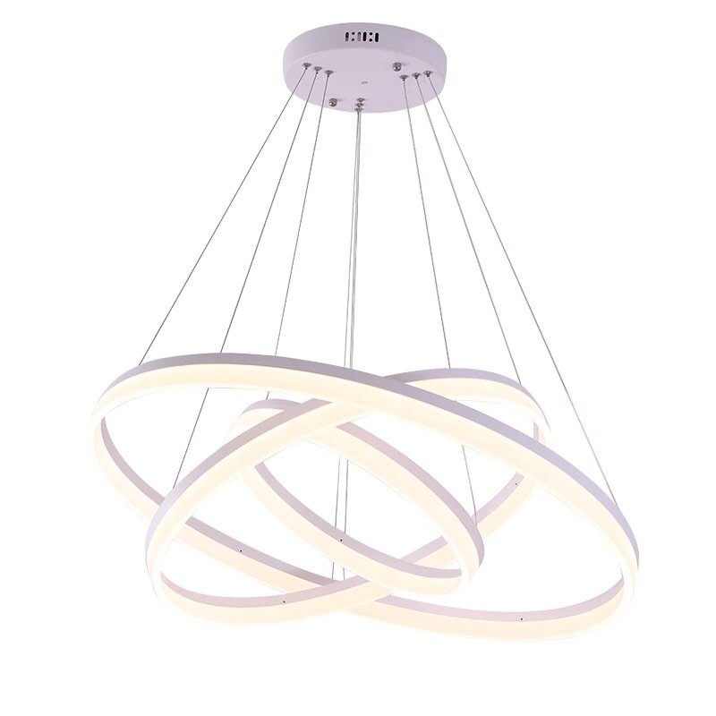 Люстра Chandeliers Rings White Белый Люстра Chandeliers Rings White Белый в Красноярске | Loft Concept