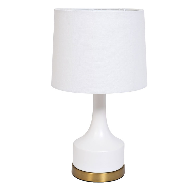 Настольная лампа Fontaine Table Lamp Золотой Белый Настольная лампа Fontaine Table Lamp Золотой Белый в Красноярске | Loft Concept