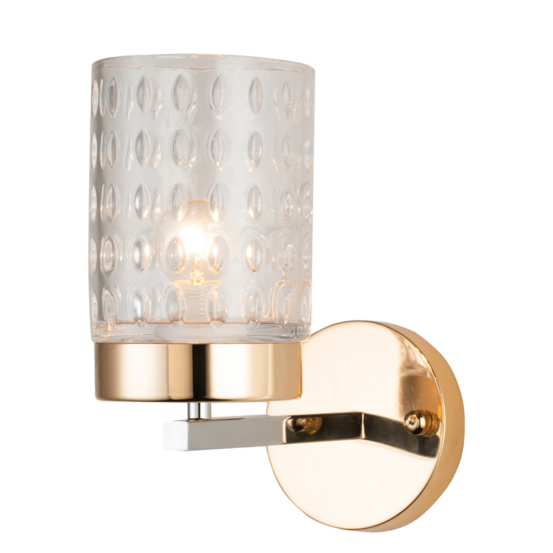 Бра Didian Sconce Глянцевое золото Хром Прозрачный Бра Didian Sconce Глянцевое золото Хром Прозрачный в Красноярске | Loft Concept