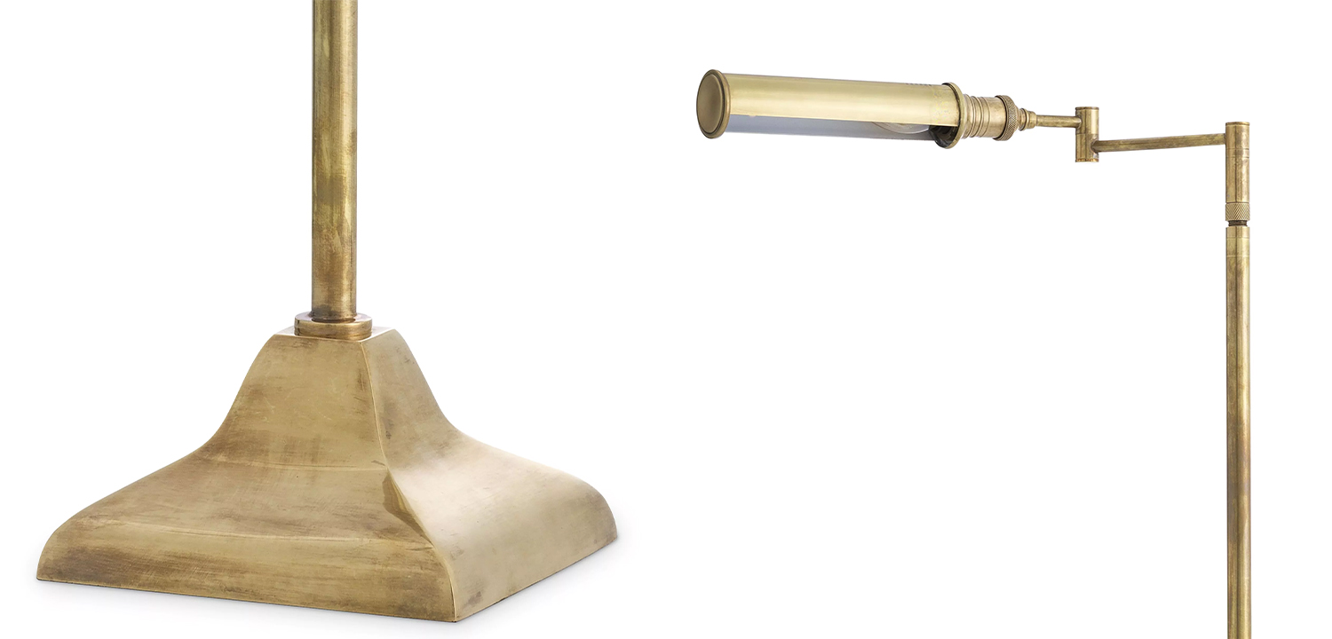 Торшер Eichholtz Floor Lamp Kingston Brass - фото