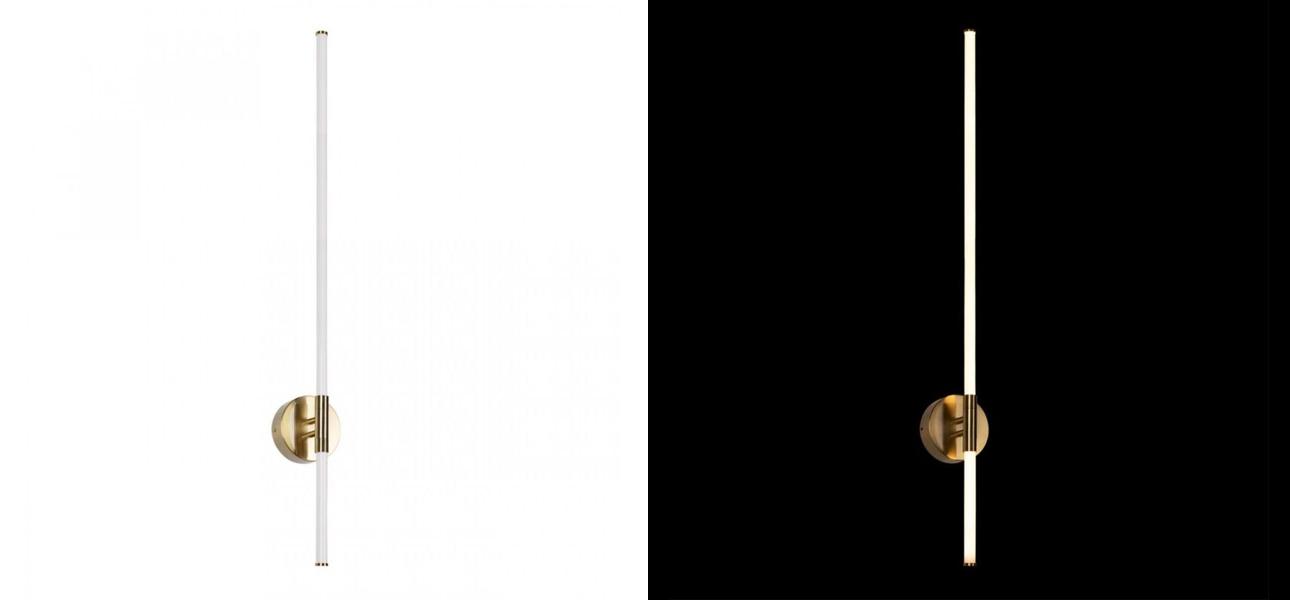 Бра светодиодное Trumpet Tube Gold 100 см - фото №1