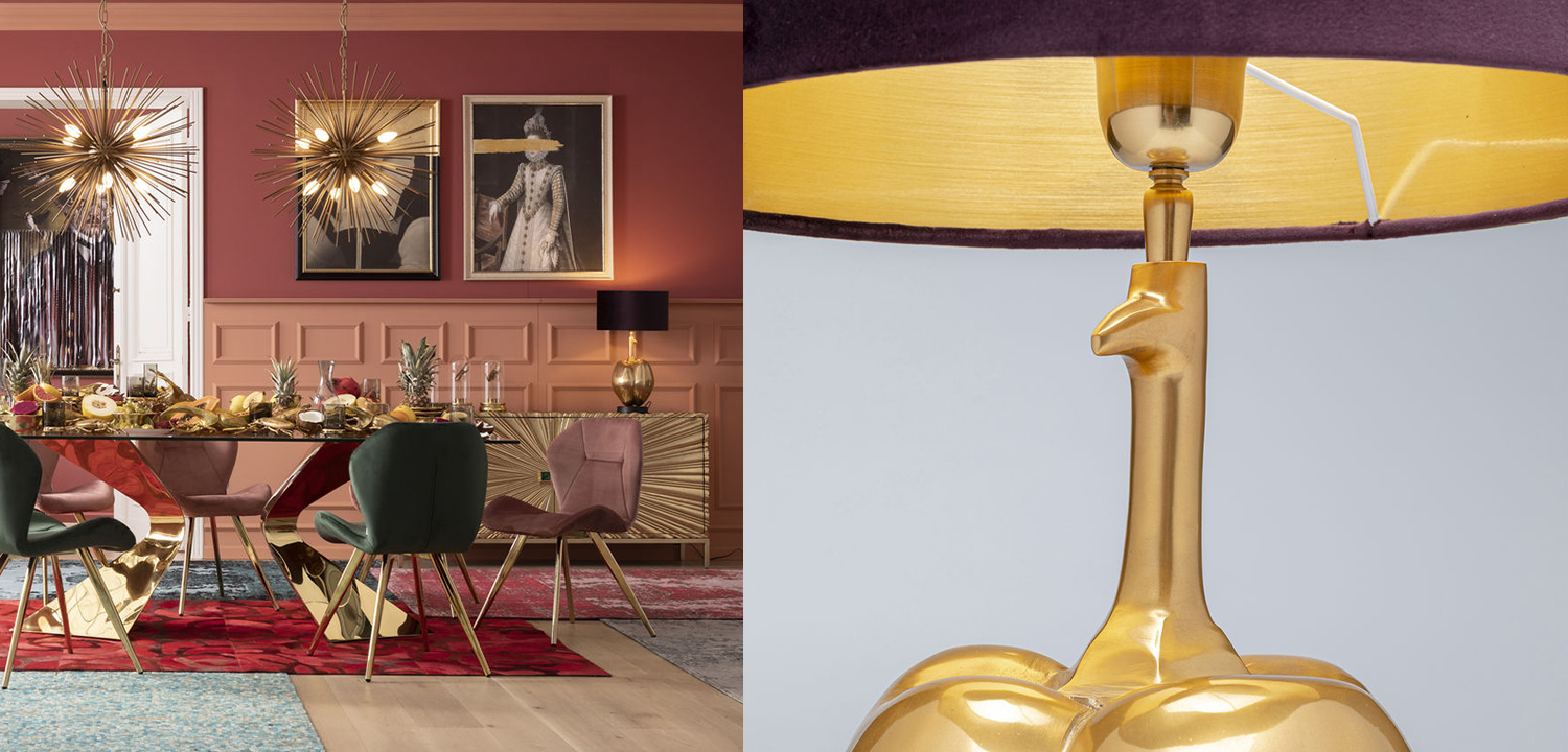 Настольная лампа Golden Pumpkin - фото