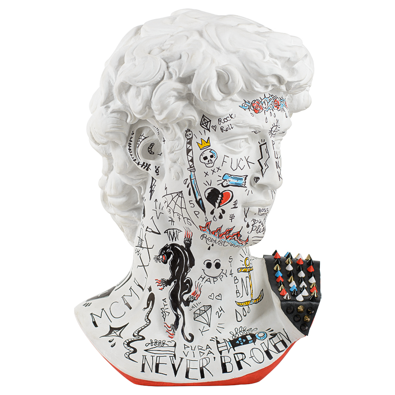 Статуэтка Bust of David PUNK Мульти Статуэтка Bust of David PUNK Мульти в Красноярске | Loft Concept