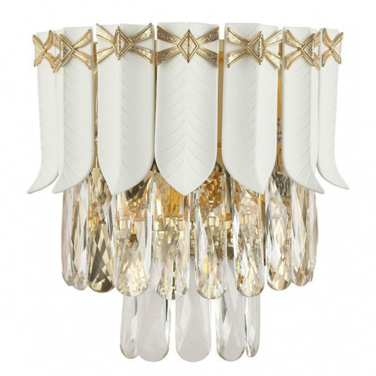 Бра Barcelo Wall Lamp Прозрачный Золотой Бра Barcelo Wall Lamp Прозрачный Золотой в Красноярске | Loft Concept