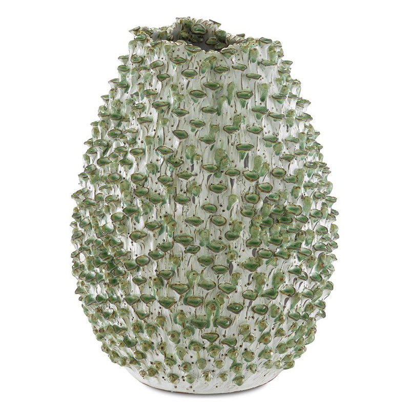 Ваза Milione Medium Vase Белый Зеленый Ваза Milione Medium Vase Белый Зеленый в Красноярске | Loft Concept