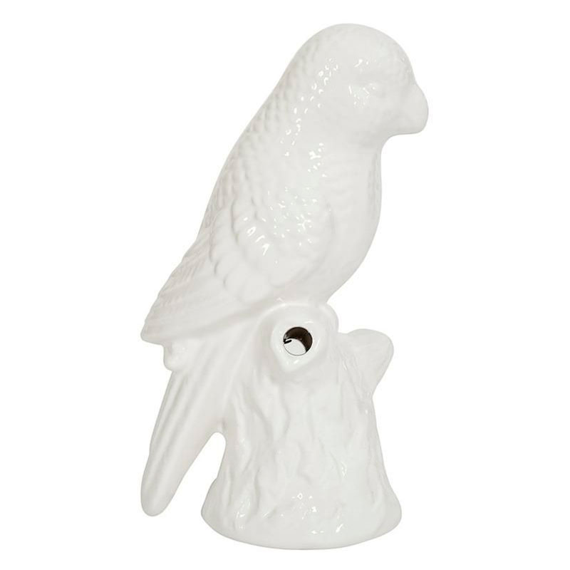 Фигурка керамика белый попугай Small Parrot Белый Фигурка керамика белый попугай Small Parrot Белый в Красноярске | Loft Concept