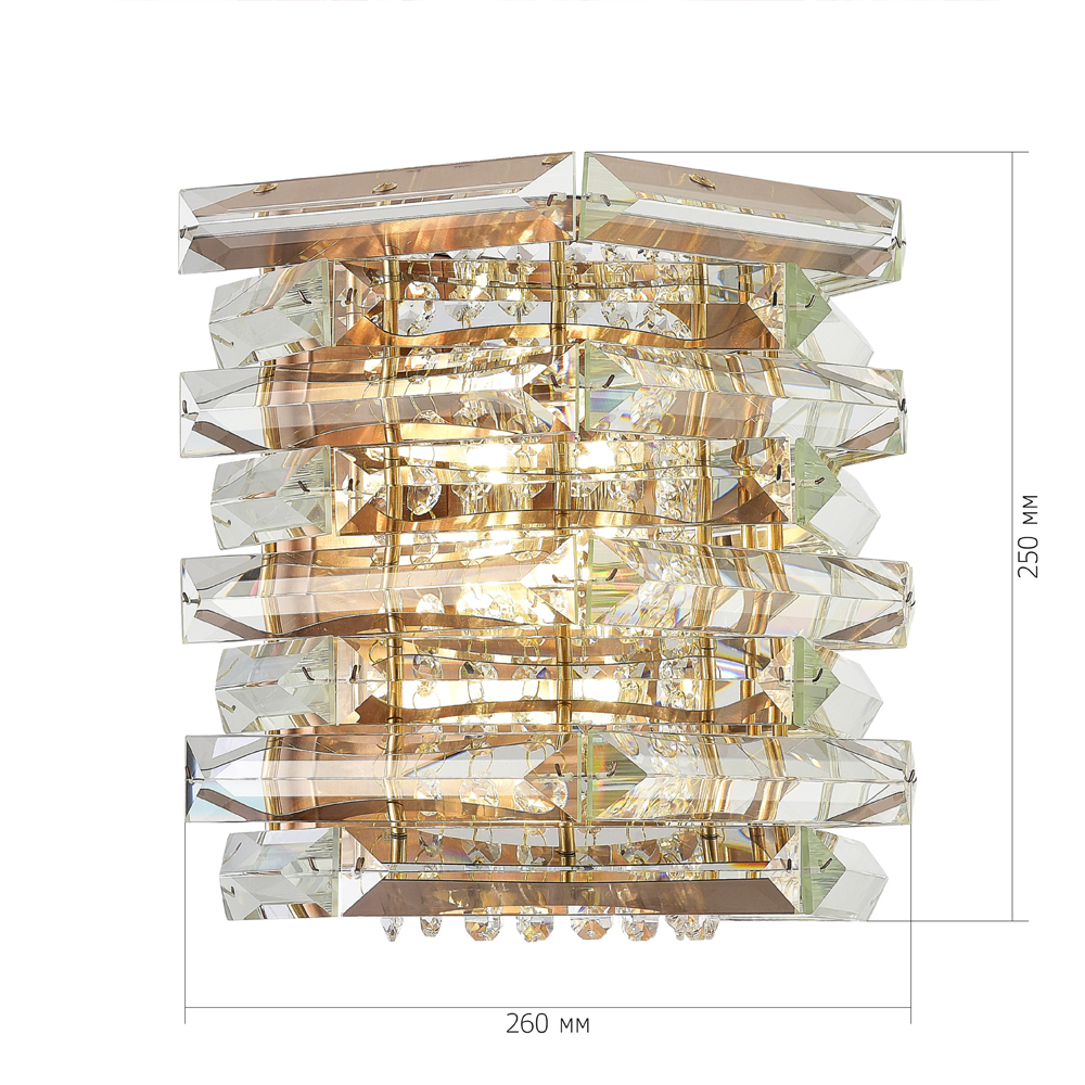 Бра в классическом хрустальном обрамлении Light Garland в Красноярске