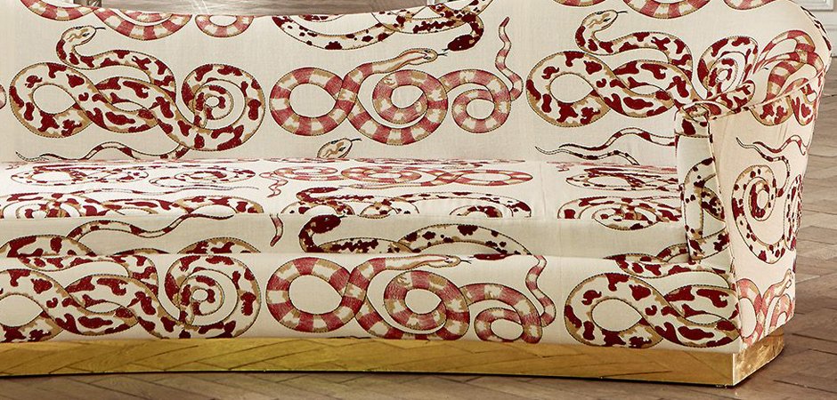 Диван KELLY SOFA Venimeuses Snake Embroidery - фото №2