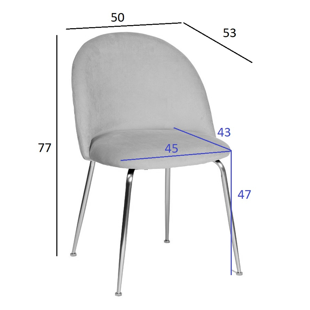 Стул велюровый хаки на золотистых металлических ножках Vendramin Chair в Красноярске