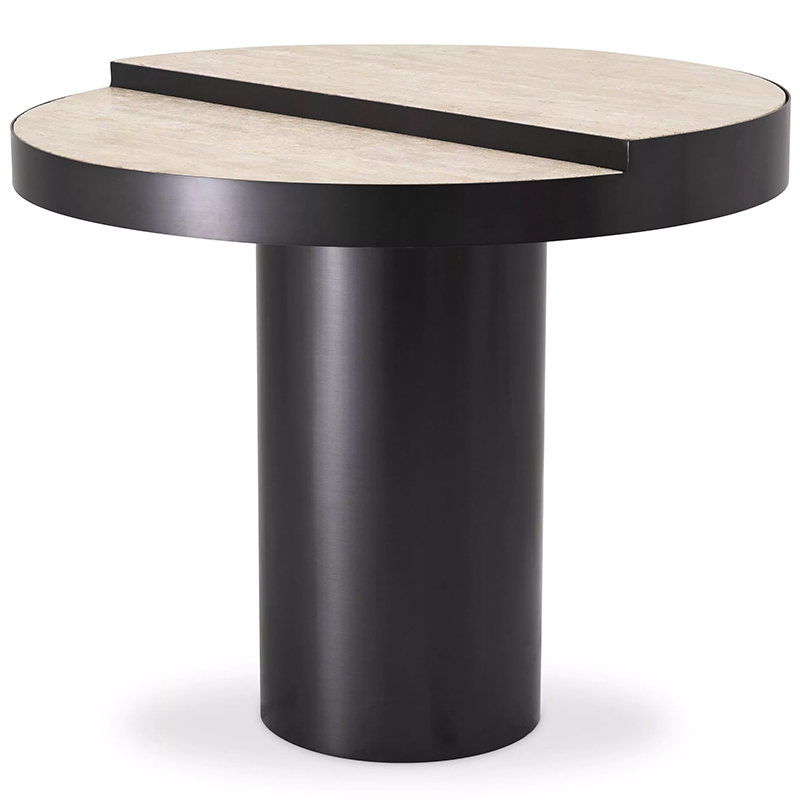 Приставной столик Eichholtz Side Table Excelsior Черный Песочный Приставной столик Eichholtz Side Table Excelsior Черный Песочный в Красноярске | Loft Concept