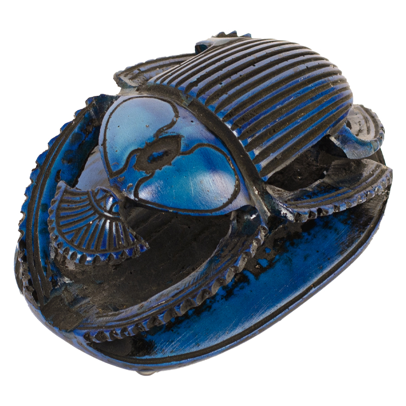 Статуэтка Скарабей Scarab Beetle dark blue Темно-синий Синий Статуэтка Скарабей Scarab Beetle dark blue Темно-синий Синий в Красноярске | Loft Concept