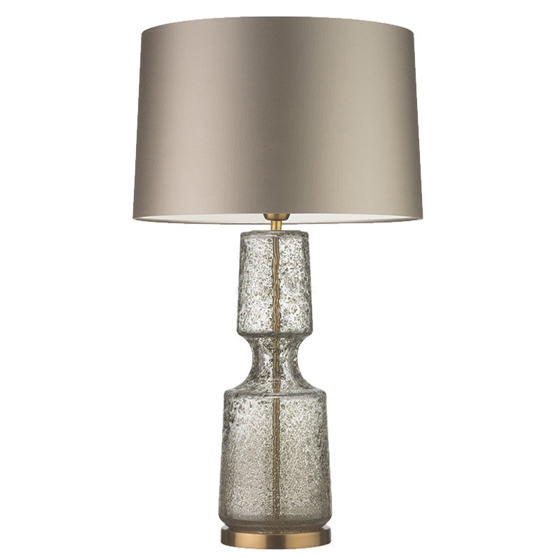 Настольная лампа Antero Antique Table Lamp Бежево-серый Стекло Смок Латунь Настольная лампа Antero Antique Table Lamp Бежево-серый Стекло Смок Латунь в Красноярске | Loft Concept