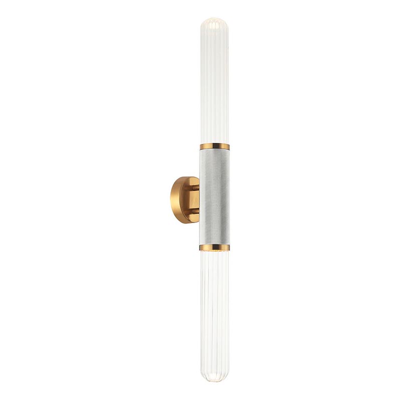 Бра Grover Chrome Transparent Wall Lamp Прозрачное Стекло Хром Глянцевое золото Бра Grover Chrome Transparent Wall Lamp Прозрачное Стекло Хром Глянцевое золото в Красноярске | Loft Concept