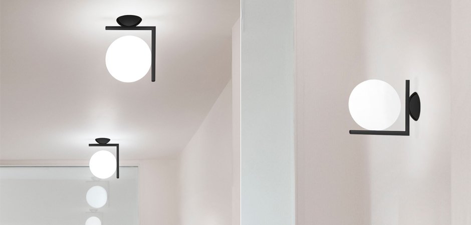 Бра Flos IC Lights C/W Black - Loft-Concept в Красноярске