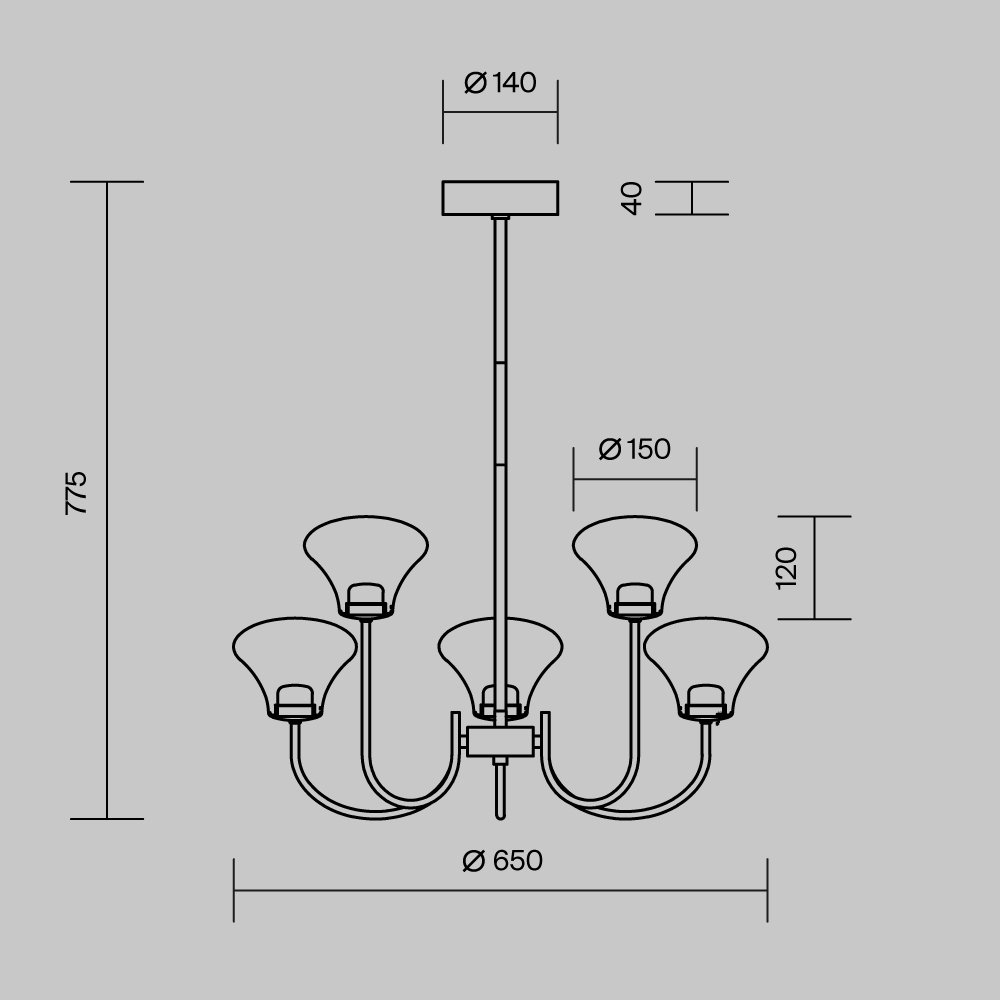 Люстра подвесная Dynasty 3000К в Красноярске