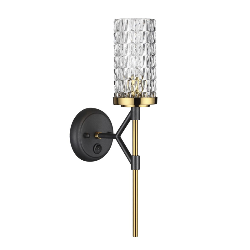 Бра Aspiring Upward Sconce Черный Глянцевое золото Бра Aspiring Upward Sconce Черный Глянцевое золото в Красноярске | Loft Concept