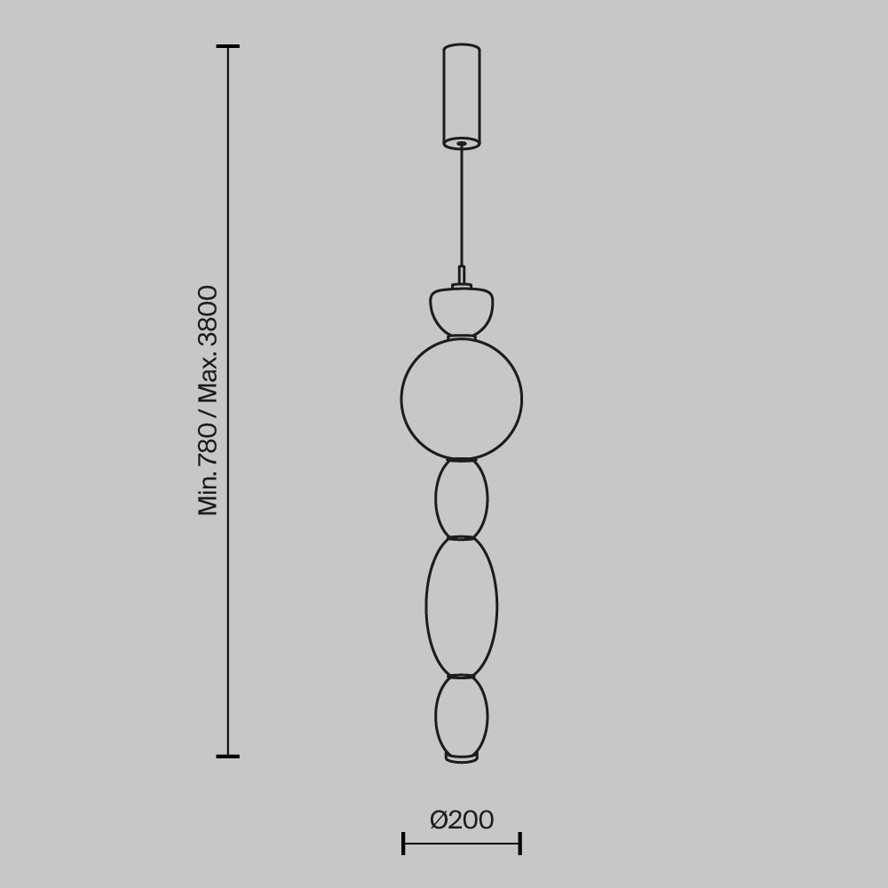 Подвесной светильник Adore LED 3000K 17Bт в Красноярске