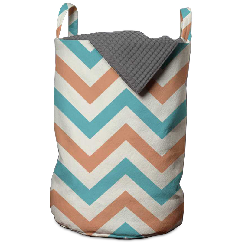 Корзина Turquoise Chevron Basket Мульти Корзина Turquoise Chevron Basket Мульти в Красноярске | Loft Concept