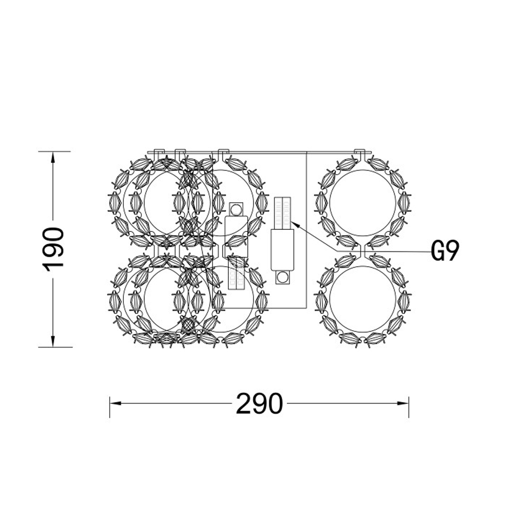 Бра с россыпью хрусталя Perfection of Diamonds Бра с россыпью хрусталя Perfection of Diamonds в Красноярске