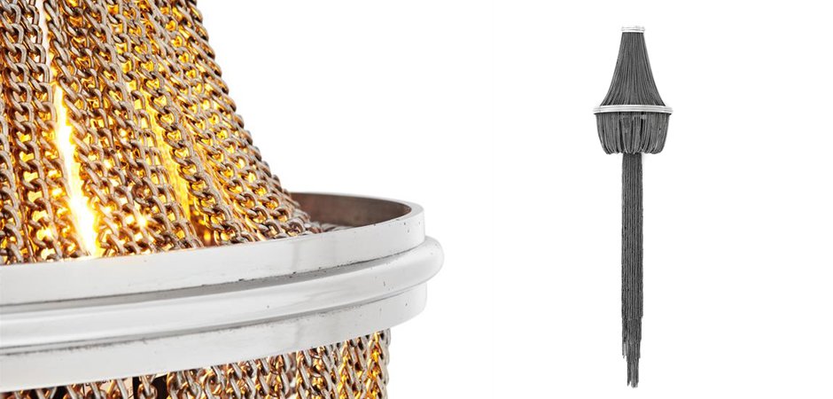 Бра Wall Lamp Martinez Nickel - Loft-Concept в Красноярске