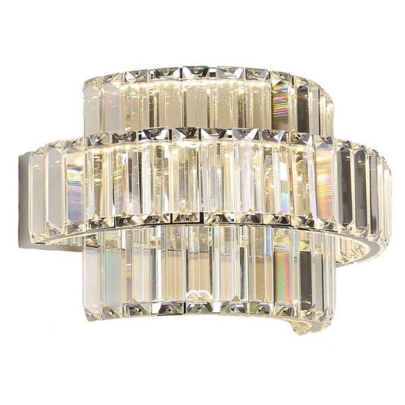Бра Crystal Shine Linda Chrome Wall Lamp B Хром Прозрачный (Transparent) Бра Crystal Shine Linda Chrome Wall Lamp B Хром Прозрачный (Transparent) в Красноярске | Loft Concept