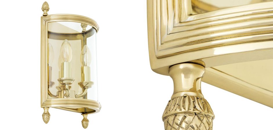 Бра Wall Lamp Lennon S Brass - Loft-Concept в Красноярске