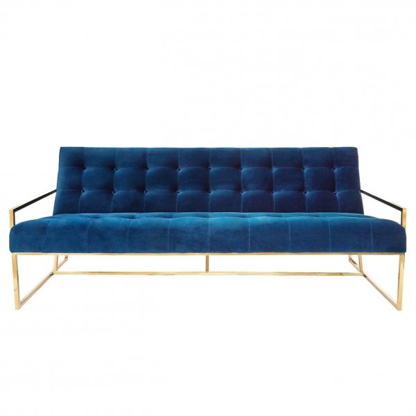 Софа Navy Velvet Apartment Sofa Софа Navy Velvet Apartment Sofa в Красноярске | Loft Concept