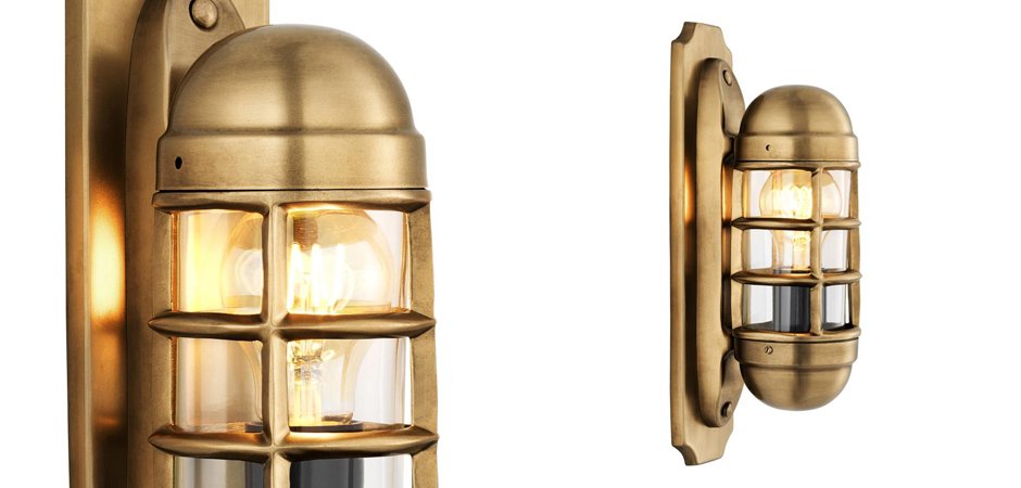 Бра Eichholtz Wall Lamp Le Caprice Brass - Loft-Concept в Красноярске