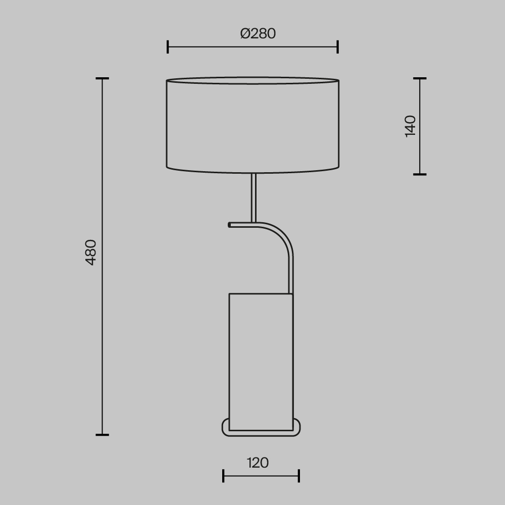 Настольный светильник Glamping Е14x2 в Красноярске