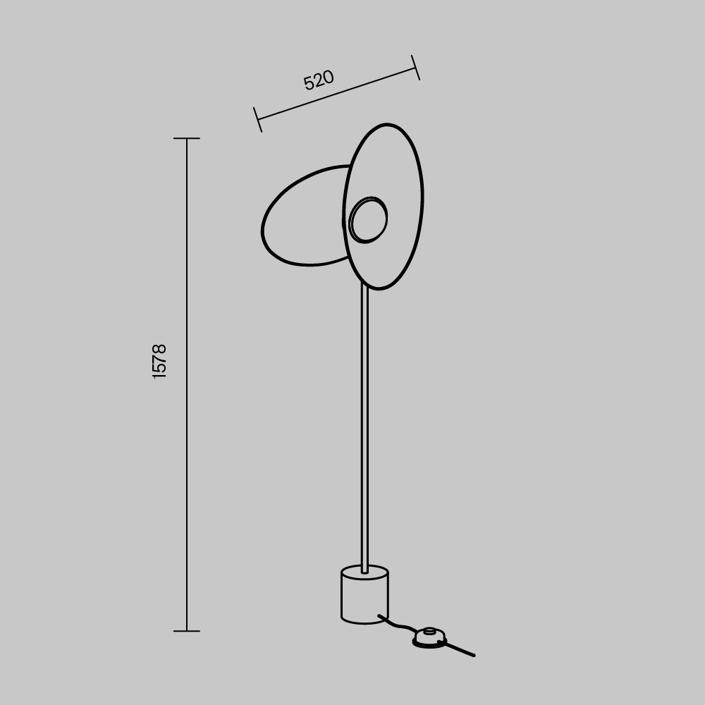 Напольный светильник Evolution 3000К 12Вт в Красноярске