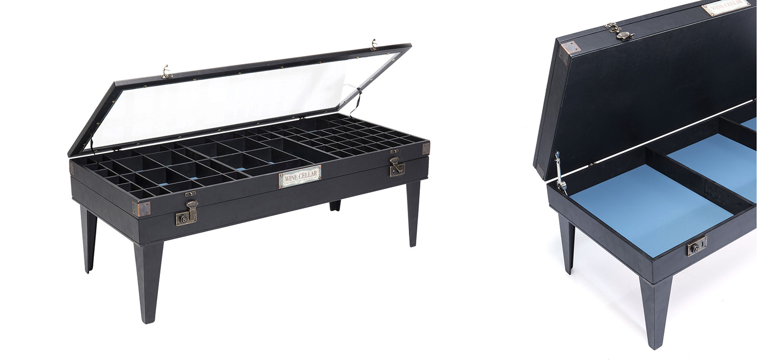 Кофейный стол Black Wine Cellar - фото