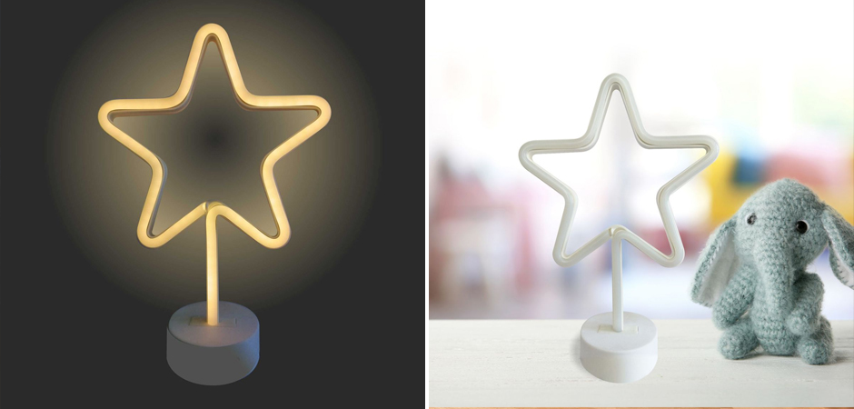 Неоновая настольная лампа Night Star - Loft-Concept в Красноярске